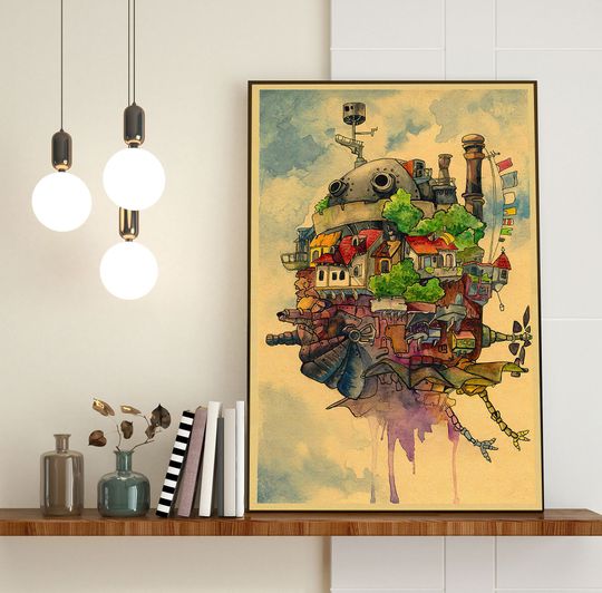 Discover Ho wl's Mo ving Castle Poster,