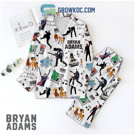Discover Bryan Adams Fan Polyester Pajamas Set