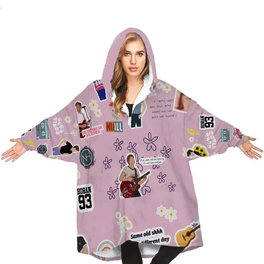 Discover Fleece Niall Wearable Blanket Hoodie