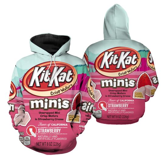 Discover Kit Kat 3D Hoodie, KitKat Best Friend Halloween 3D Hoodie