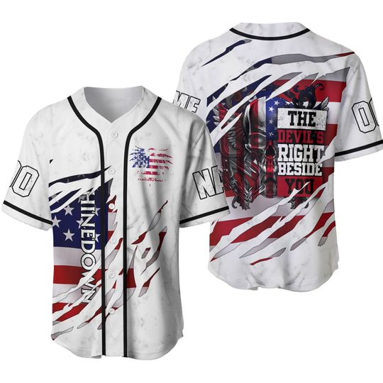 Discover shine down Band Tour 2023 Baseball Jersey Shirt