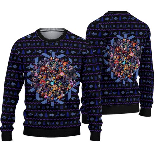 Discover Super Smash Bros Ugly Christmas Sweater