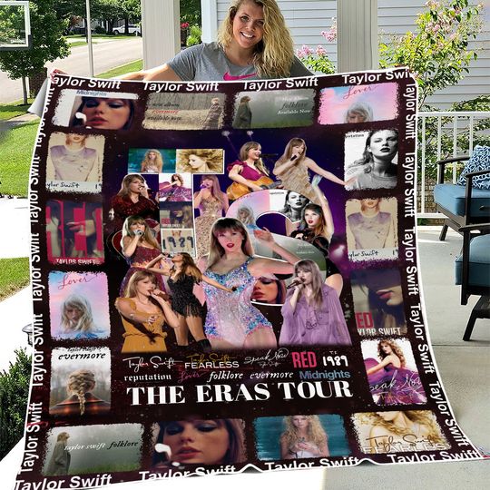 Discover TaySwift The Erars Tour Quilt Blanket Fleece