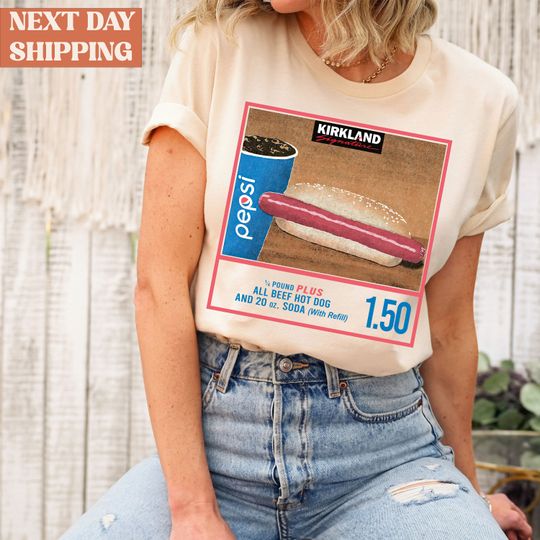 Discover 1.50 Costco Hot Dog Shirt