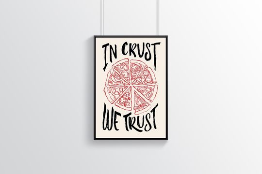 Discover Pizza | Vintage Poster