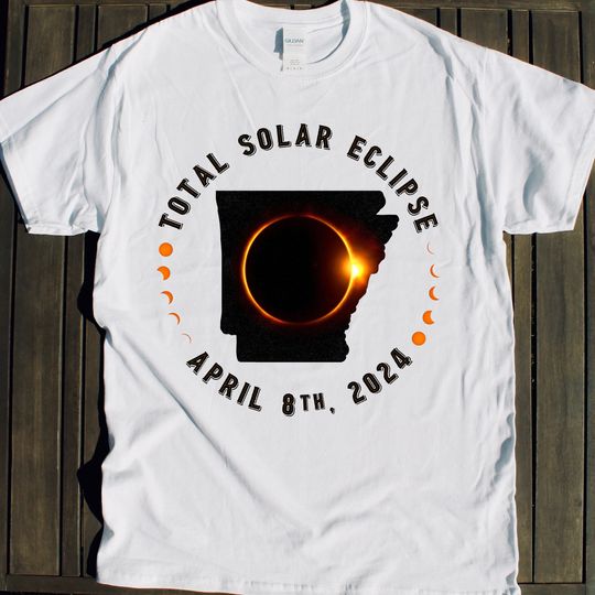 Discover TOTAL SOLAR ECLIPSE Arkansas shirt souvenir gift viewing party tshirt