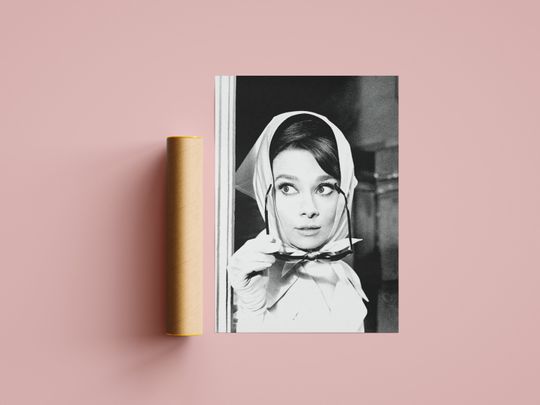 Discover Audrey Hepburn Vintage Poster - Audrey Hepburn Print
