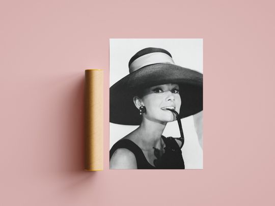Discover Audrey Hepburn Vintage Poster - Audrey Hepburn Print