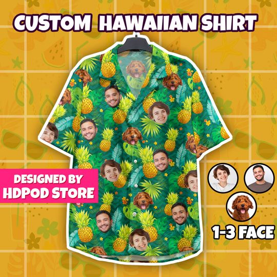 Discover Tropical fruit tree Custom Hawaiian Shirt, Custom Pet Shirt