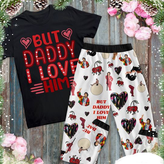 Discover But I Daddy Love Him Christmas Pajamas, HS Holiday Pajamas, Harry Family Pajamas Set