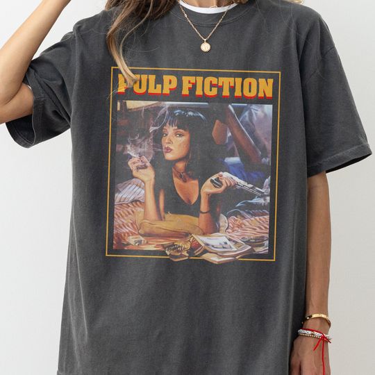 Discover Pulp Fiction T-Shirt, Vintage Quentin Tarantino Pulp Fiction Shirt