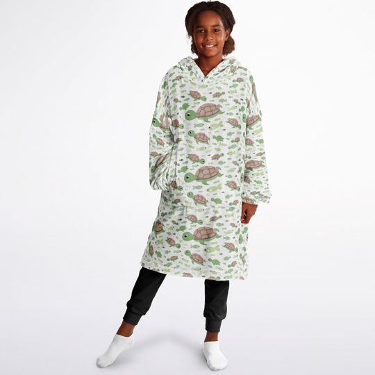 Discover Kids Sea Turtles Wearable Blanket