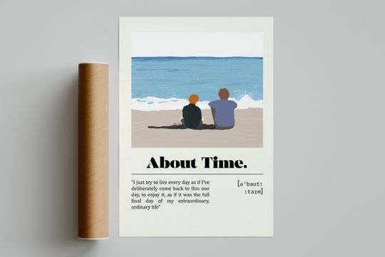 Discover About Time Poster | Ordinary Life | Minimalist Movie Poster