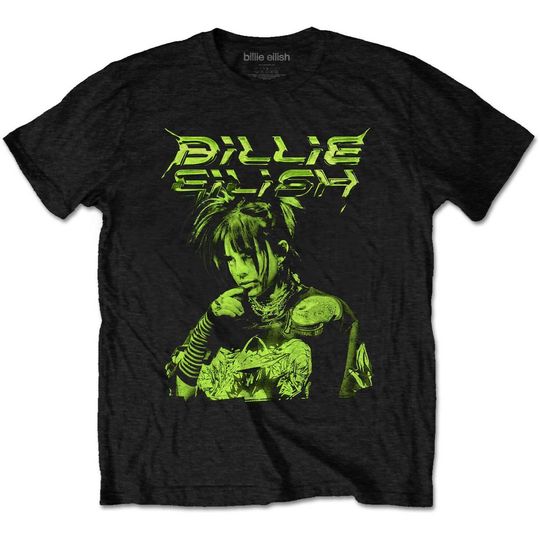 Discover Billie Eilish Illustration  Tee T-Shirt