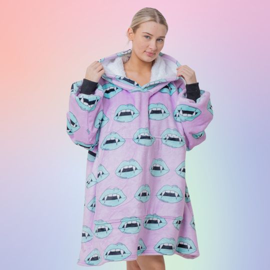 Discover Halloween Gothic Oodie Hoodie Blanket Wearable blanket