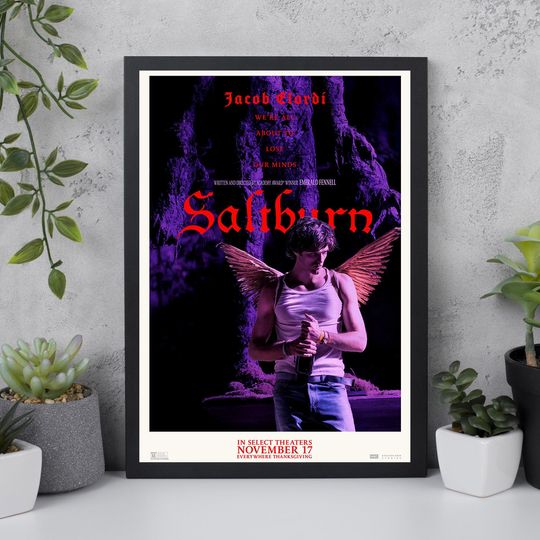 Discover Saltburn Movie Poster, Classic Movie Wall Art for Room Decor
