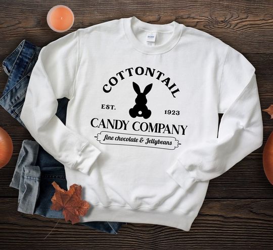 Discover Cottontail Candy Company Easter Sweatshirt, Carrot Shirt, Easter Sweatshirt