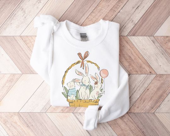 Discover Traditional Vintage Easter Day Sweatshirt, Womens Easter Day Outfit