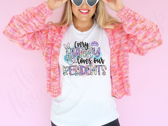 Discover Every Bunny Loves Our Residents Shirt - Nursing Home Gift
