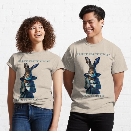 Discover Detective Rabbit Classic T-Shirt