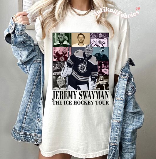 Discover Jeremy Swayman Ice Hockey Shirt, Jeremy Swayman Shirt