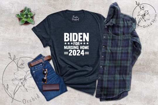 Discover Biden 2024 Nursing Home Anti Biden Humor Shirt
