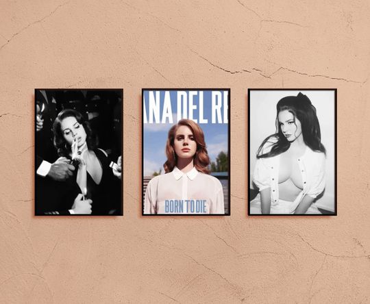 Discover Lana Del Rey Poster, Album Cover Music Poster