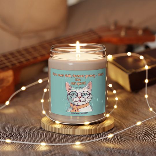 Discover Furr-ever Chill Cat Candle - Scented Candle for Cat Lovers