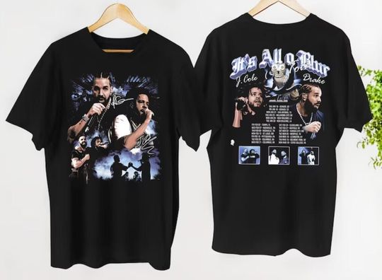 Discover Drake J Cole Big As The What Tour 2024 Graphic T-Shirt, Drake J Cole Tour Shirt