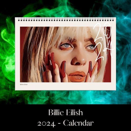 Discover Billie Eilish Calendar 2025, Gift idea 2025 Calendars