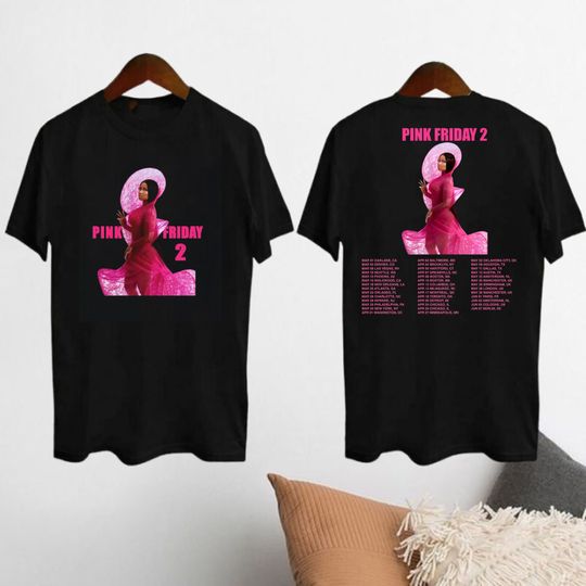 Discover Graphic Pink Friday 2 Nicki Minaj TShirt, Gag City T-shirt