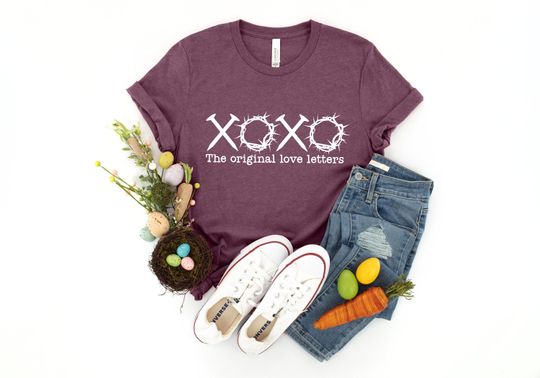 Discover Easter XOXO Shirt, He is Risen Shirt, Easter Religious Shirt
