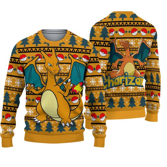 Discover Charizard Video Games Ugly Christmas Sweater