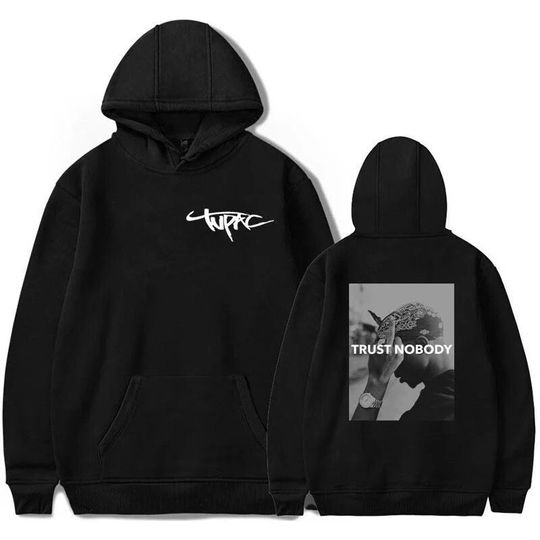 Discover Tupac 2pac Hoodie, Hip Hop Hoodie, Rapper Double Sided Hoodie