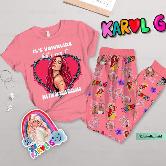 Discover Karol G Holiday Pajama Set