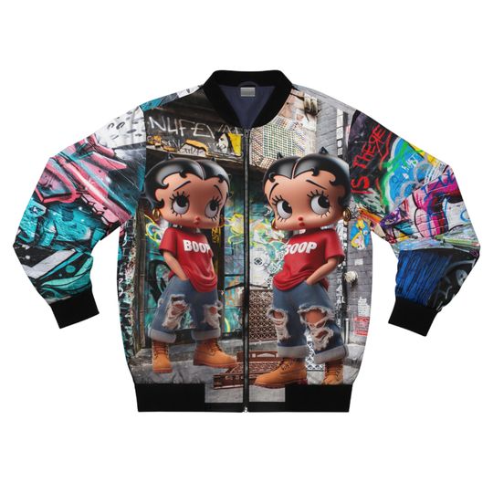 Discover Betty Bomber Jacket, Cute Bomber, Betty Boop Women's Jacket