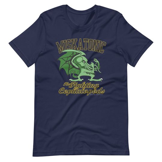 Discover Fighting Cephalopods - Miskatonic University Unisex t-shirt