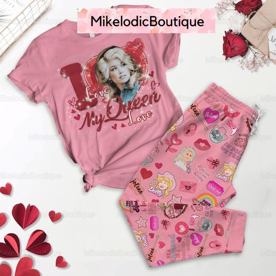 Discover Dolly Parton Pajamas Set, Dolly Parton Holiday Pajamas Set