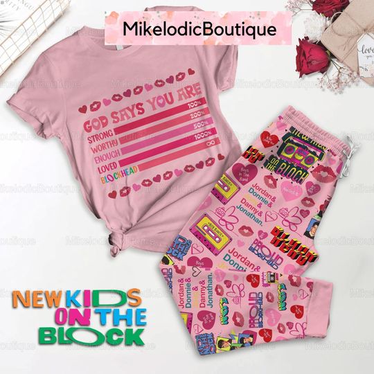 Discover NK on The Block Pajamas Set, NK on The Block Holiday Pajamas Set