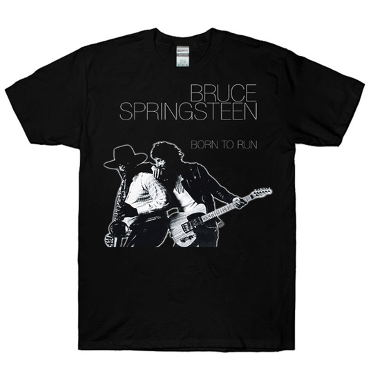 Discover Bruce Springsteen Born To Run Black T-Shirt