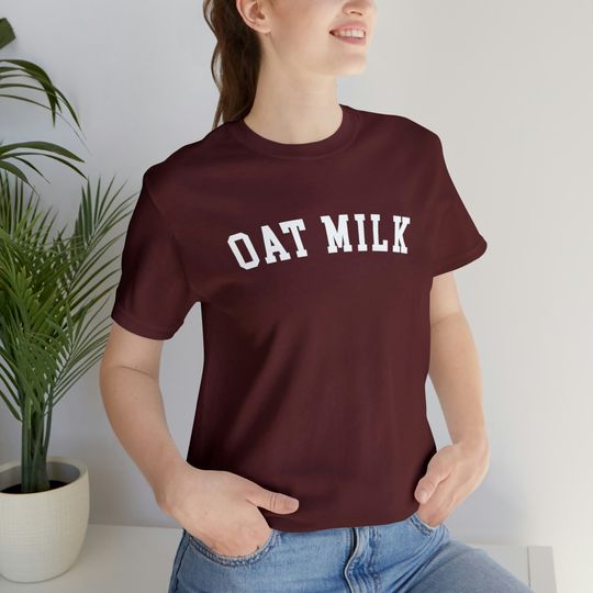 Discover Unisex Cotton T-Shirt, Plant Based Milk, Plant Based, Vegetarian Shirt, Vegan Shirt