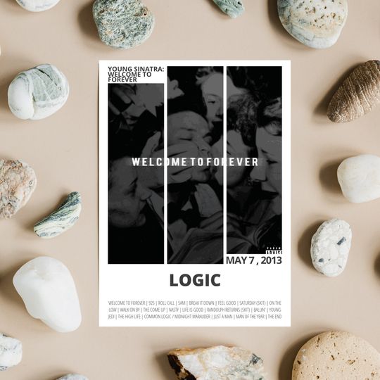 Discover Logic Poster | Young Sinatra: Welcome to Forever | Album Cover | Album Poster