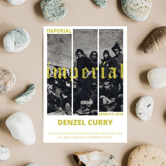 Discover Denzel Curry Album Cover Poster - Imperial