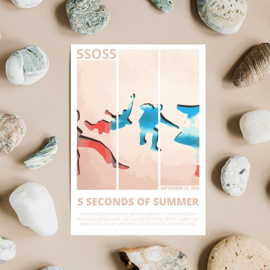 Discover 5SOS Album Cover Poster - 5SOS5
