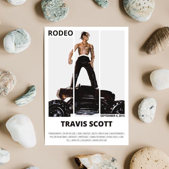 Discover Travis Album Cover Poster - Rodeo