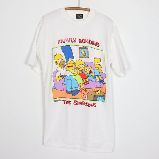 Discover Vintage 1989 the simpsons family bonding shirt