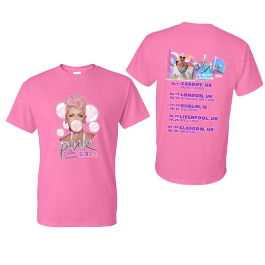 Discover Pink Summer Carnival Tour | pink tour t-shirt
