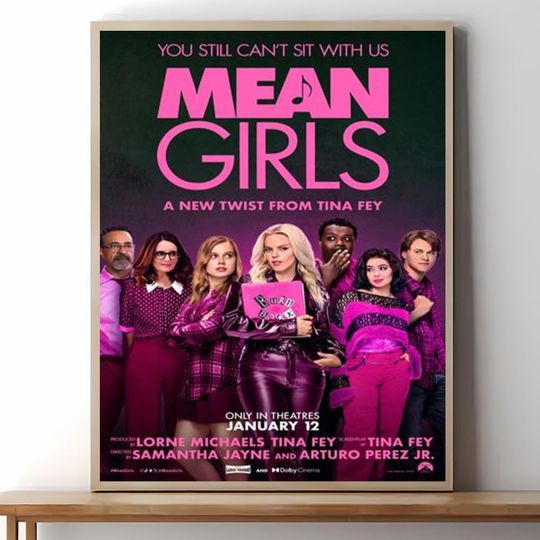 Discover Mean Girls Movie Poster 2024 - Mean Girls