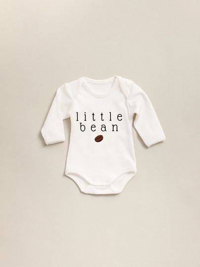 Discover Little Bean Coffee Baby Outfit | Minimalist Style