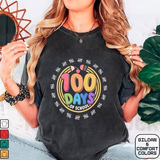 Discover 100 Days of School T-Shirt, 100 Day Shirt, 100th Day Of School Celebration